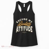 Excuse My Boston Attitude Thank You Women's Tank Top thumb 0