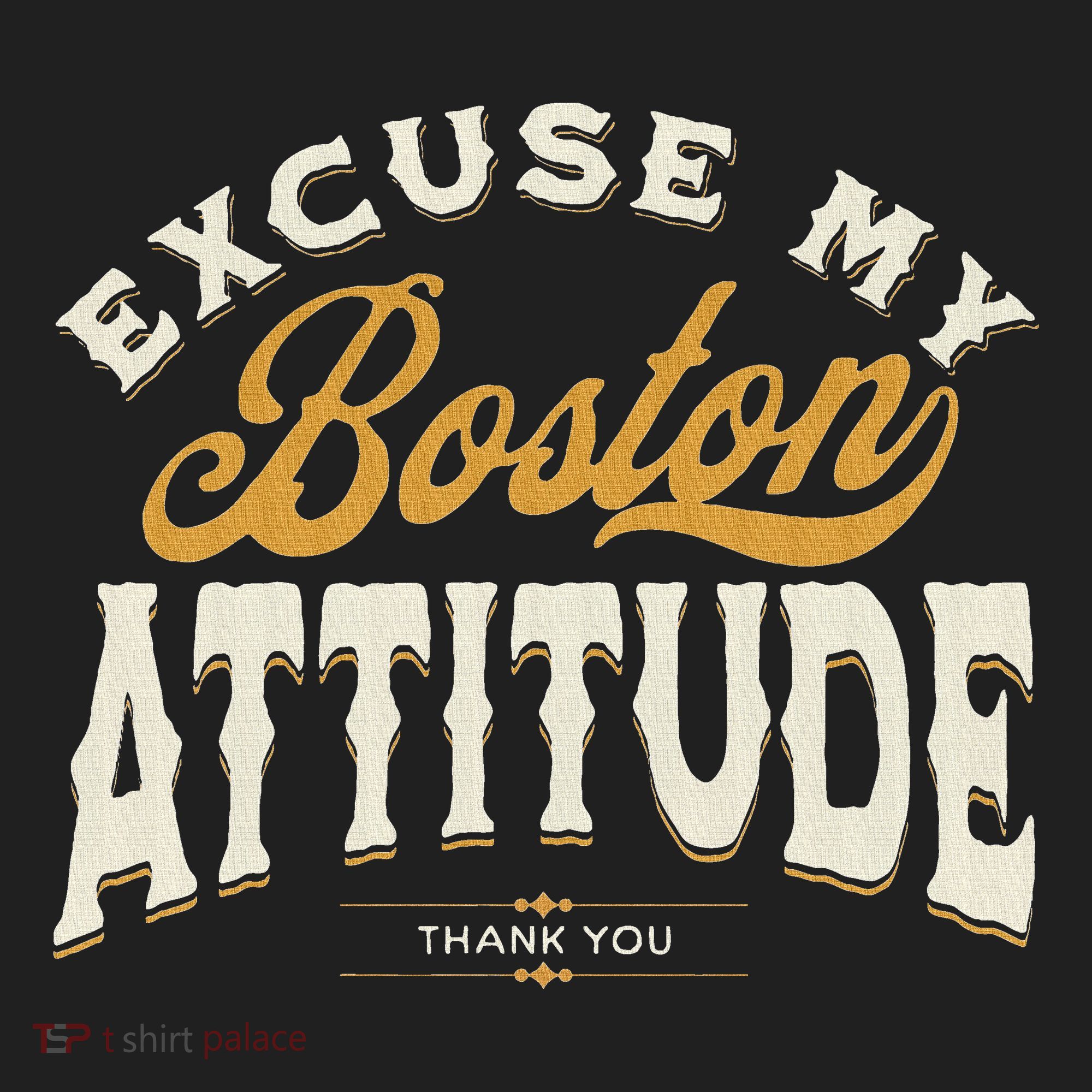 Excuse My Boston Attitude Thank You Hat