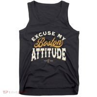 Excuse My Boston Attitude Thank You Tank Top thumb 0