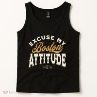 Excuse My Boston Attitude Thank You Tank Top thumb 2