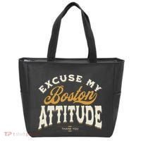 Excuse My Boston Attitude Thank You Tote Bag thumb 0