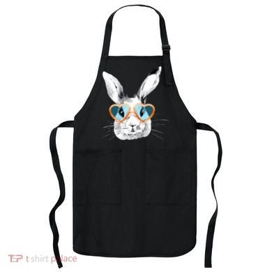 Easter Male Bunny Cute Holiday Apron