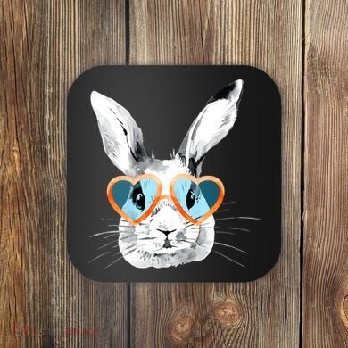 Easter Male Bunny Cute Holiday Coaster