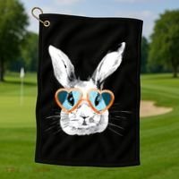 Easter Male Bunny Cute Holiday Golf Towel thumb 1