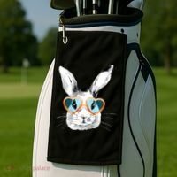 Easter Male Bunny Cute Holiday Golf Towel thumb 2
