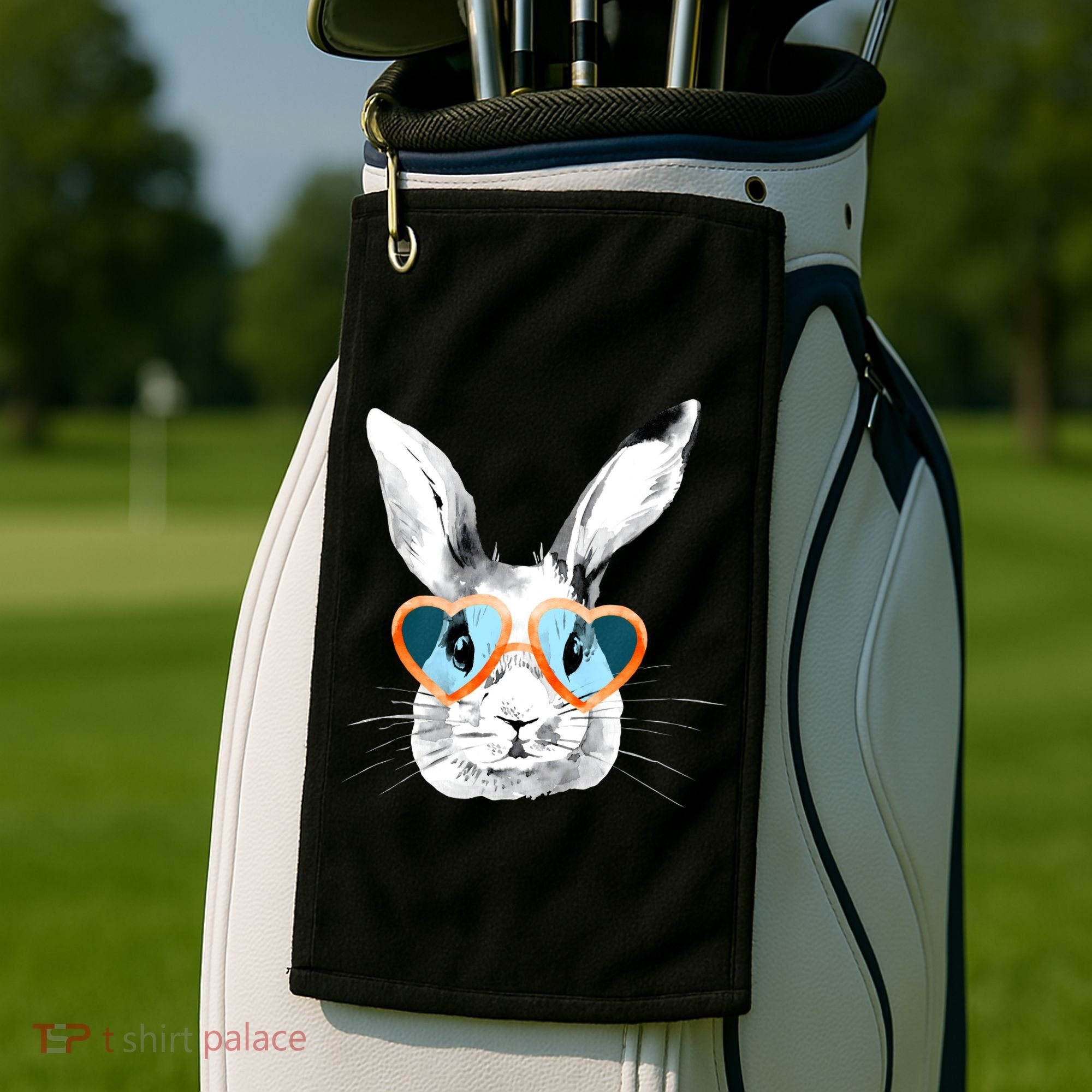 Easter Male Bunny Cute Holiday Golf Towel