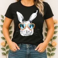 Easter Male Bunny Cute Holiday Women's T-Shirt thumb 2