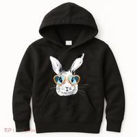 Easter Male Bunny Cute Holiday Kids Hoodie thumb 0