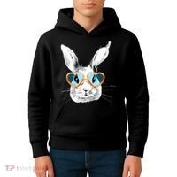 Easter Male Bunny Cute Holiday Kids Hoodie thumb 4