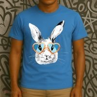 Easter Male Bunny Cute Holiday T-Shirt thumb 3