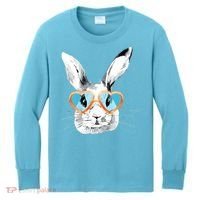 Easter Male Bunny Cute Holiday Kids Long Sleeve Shirt thumb 0