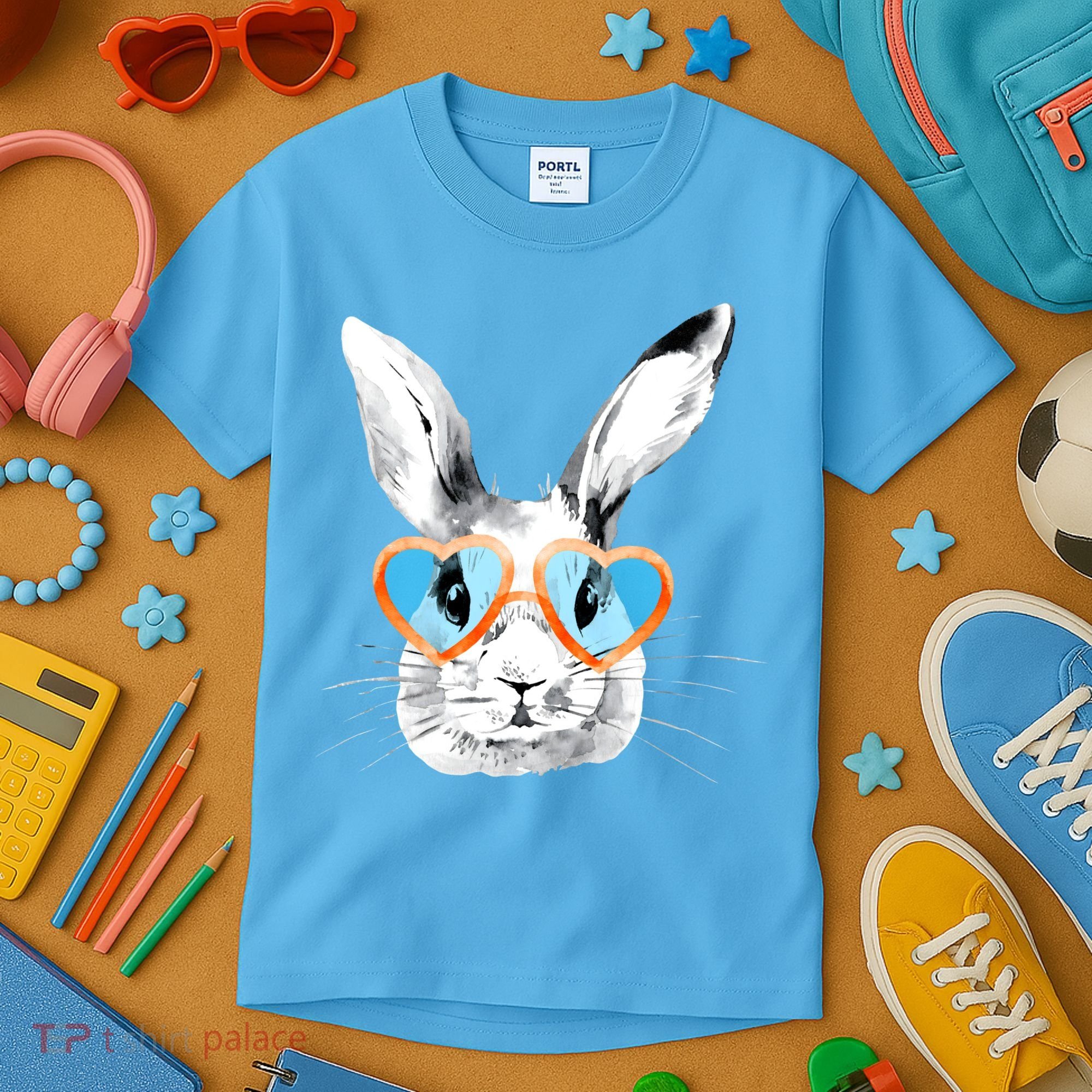 Easter Male Bunny Cute Holiday Kids T-Shirt