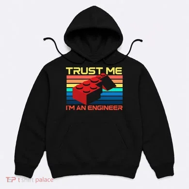 Engineer Master Builder Building Blocks Bricks Bricklayer Hoodie