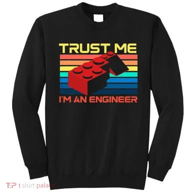 Engineer Master Builder Building Blocks Bricks Bricklayer Sweatshirt