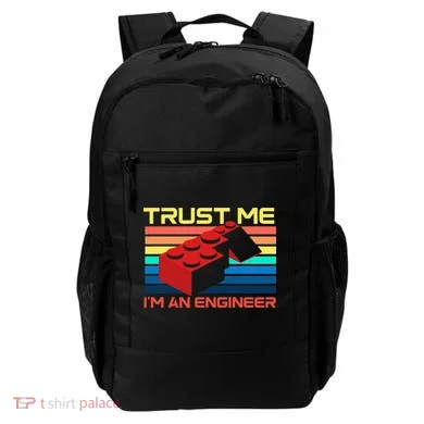 Engineer Master Builder Building Blocks Bricks Bricklayer Backpack