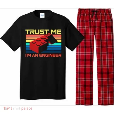 Engineer Master Builder Building Blocks Bricks Bricklayer Pajama Set