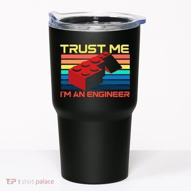 Engineer Master Builder Building Blocks Bricks Bricklayer Tumbler