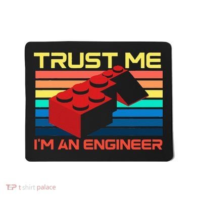 Engineer Master Builder Building Blocks Bricks Bricklayer Mousepad