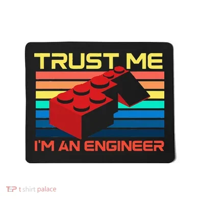 Engineer Master Builder Building Blocks Bricks Bricklayer Mousepad