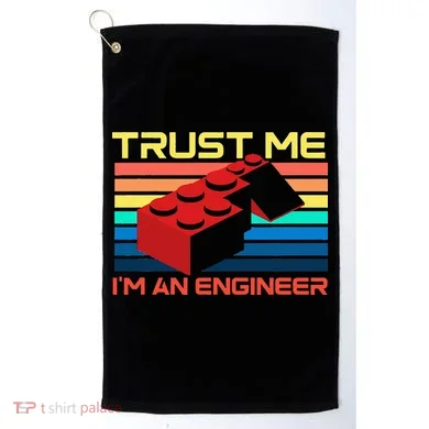 Engineer Master Builder Building Blocks Bricks Bricklayer Golf Towel