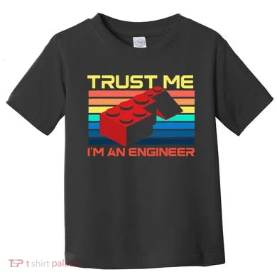 Engineer Master Builder Building Blocks Bricks Bricklayer Toddler T-Shirt