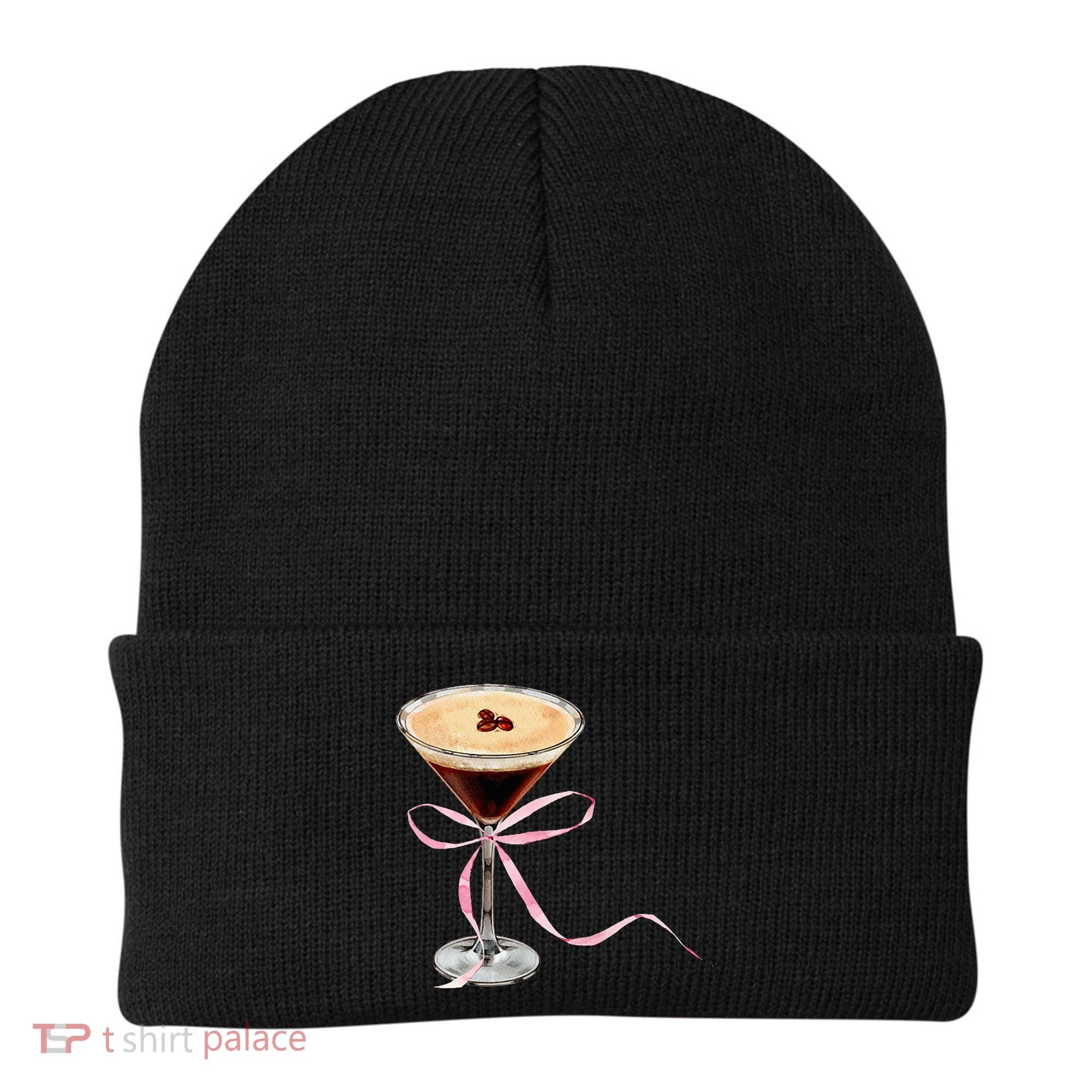 Espresso Martini Bow Graphic Beanie