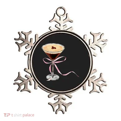 Espresso Martini Bow Graphic Ornament
