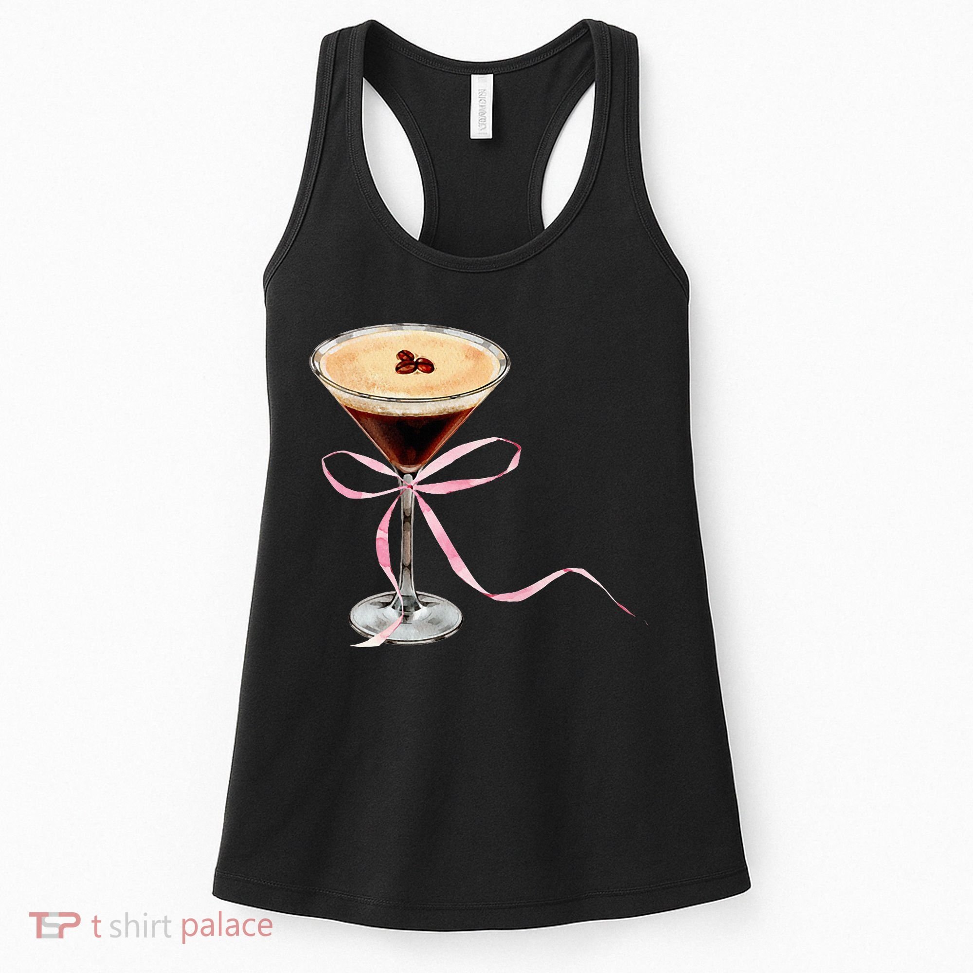 Espresso Martini Bow Graphic Women's Tank Top