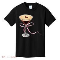 Espresso Martini Bow Graphic Kids T-Shirt thumb 0