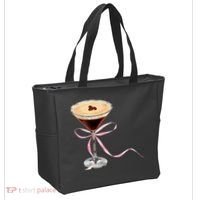 Espresso Martini Bow Graphic Tote Bag thumb 2