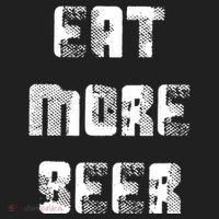 Eat More Beer Distressed Funny Drinking Women's Sweatshirt thumb 2