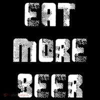 Eat More Beer Distressed Funny Drinking Apron thumb 3