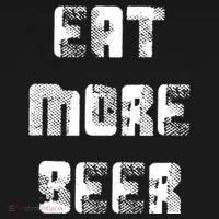 Eat More Beer Distressed Funny Drinking Bucket Hat thumb 4