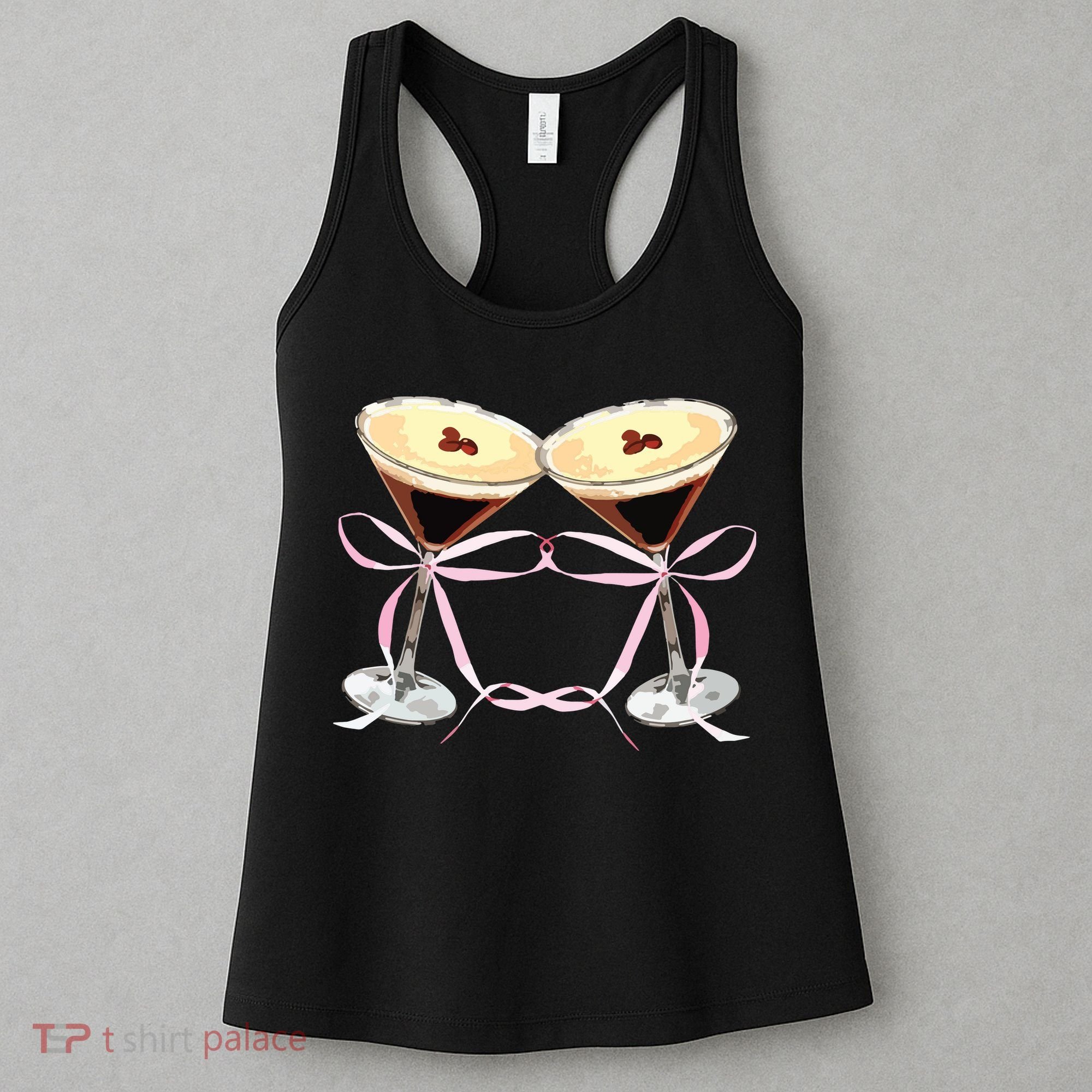 Espresso Martini Bow Graphic For Girl Women Women's Tank Top