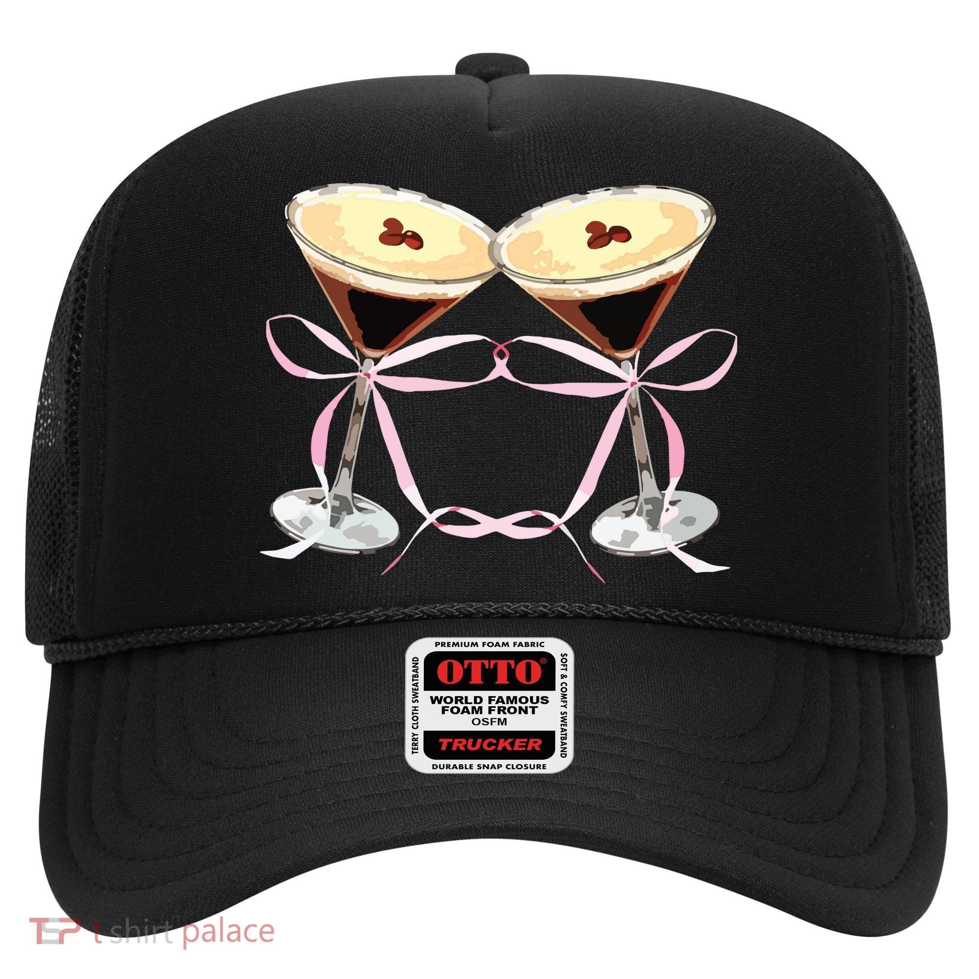 Espresso Martini Bow Graphic For Girl Women Hat