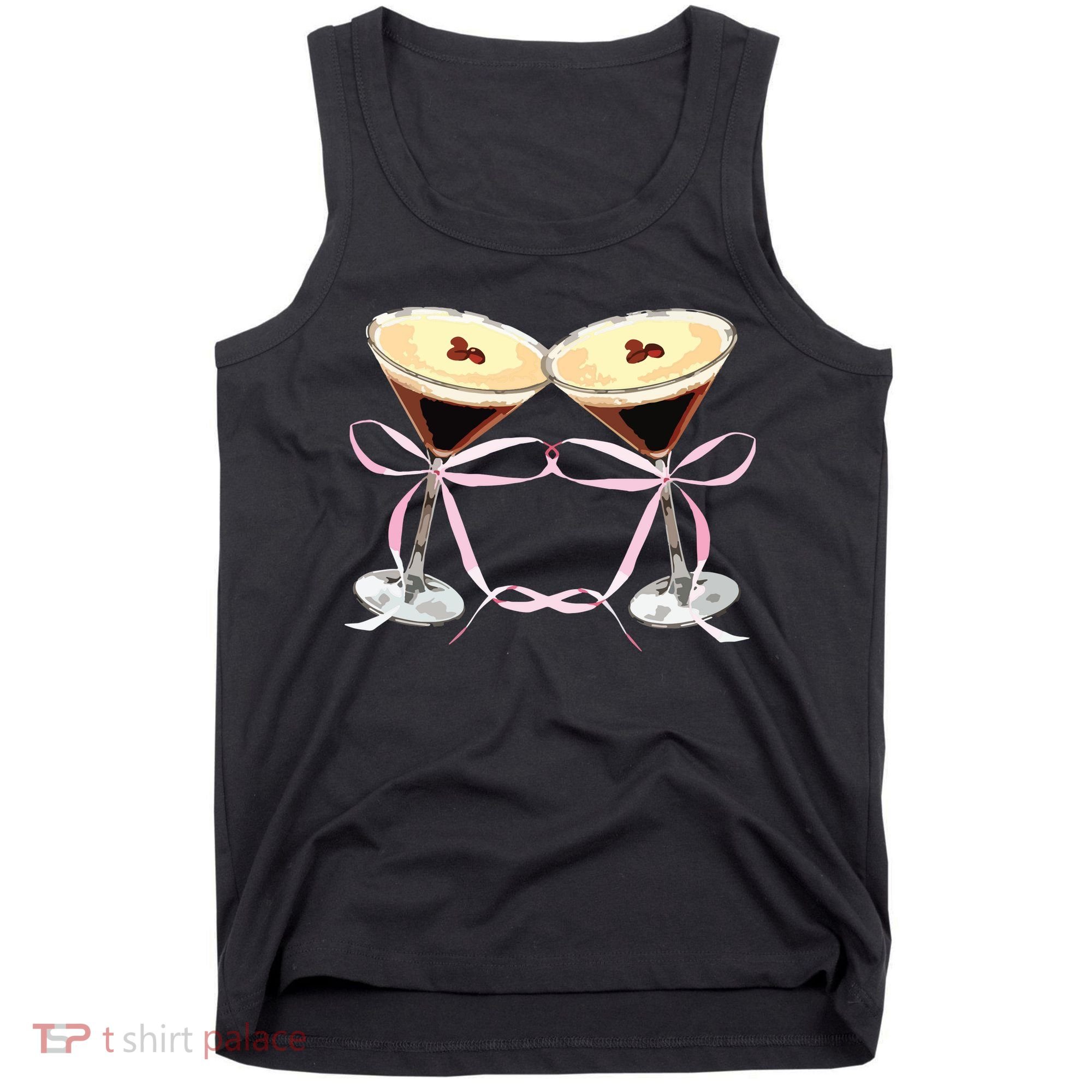 Espresso Martini Bow Graphic For Girl Women Tank Top