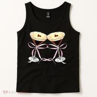 Espresso Martini Bow Graphic For Girl Women Tank Top thumb 2