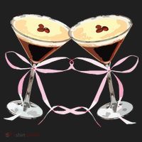 Espresso Martini Bow Graphic For Girl Women Golf Towel thumb 3