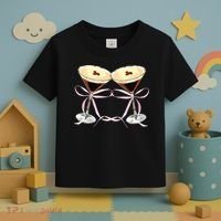 Espresso Martini Bow Graphic For Girl Women Toddler T-Shirt thumb 3