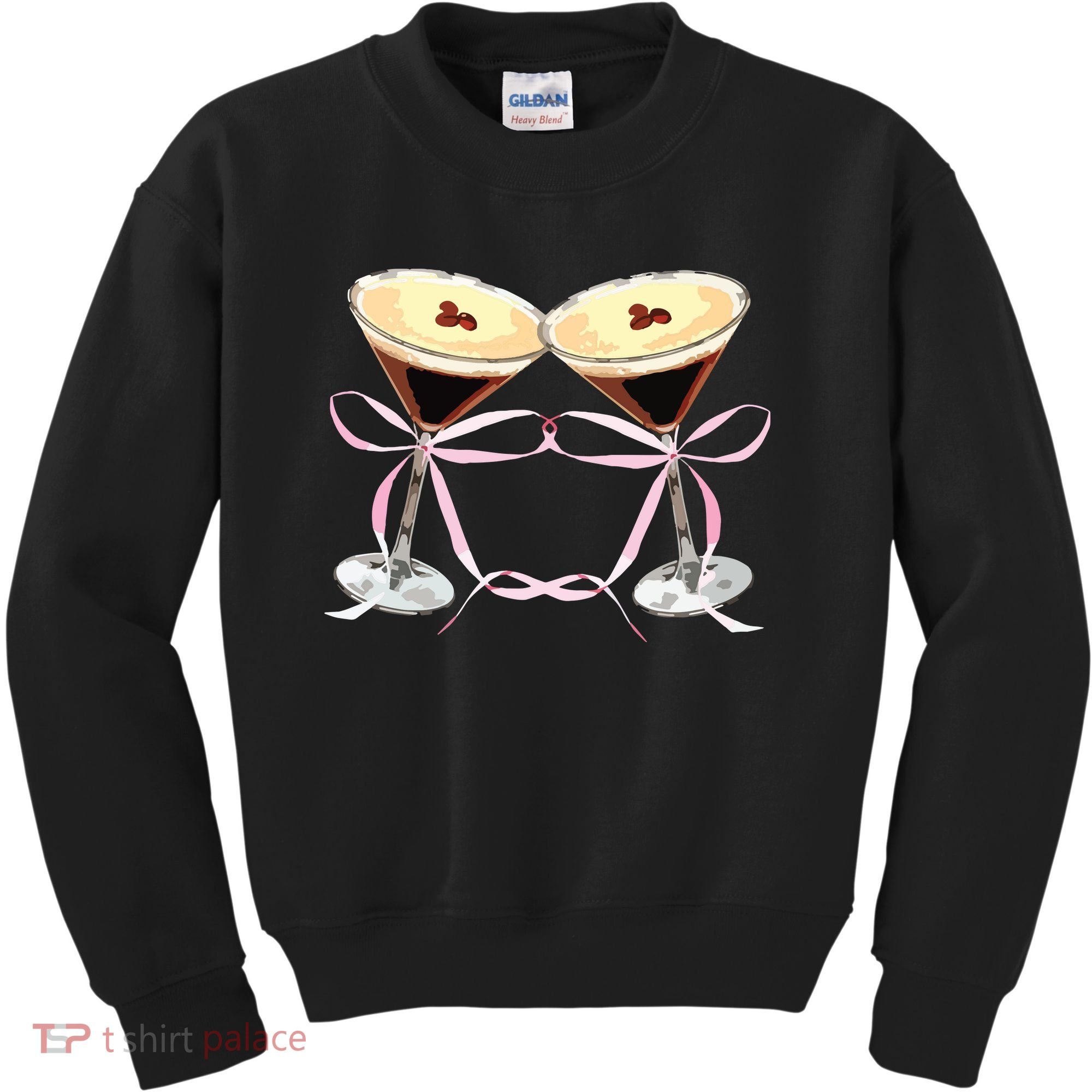Espresso Martini Bow Graphic For Girl Women Kids Sweatshirt