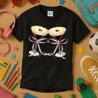 Espresso Martini Bow Graphic For Girl Women Kids T-Shirt thumb 3