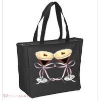 Espresso Martini Bow Graphic For Girl Women Tote Bag thumb 2