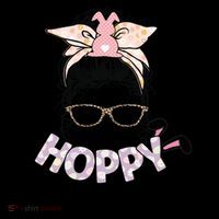 Easter Messy Bun One Hoppy Twin Mom Bunny Mom Easter Cool Gift Coffee Mug thumb 5