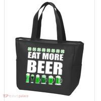 Eat More Beer St. Patrick's Day Irish Clover Green Beer Tote Bag thumb 3