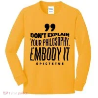 Embody Your Philosophy Kids Long Sleeve Shirt thumb 0