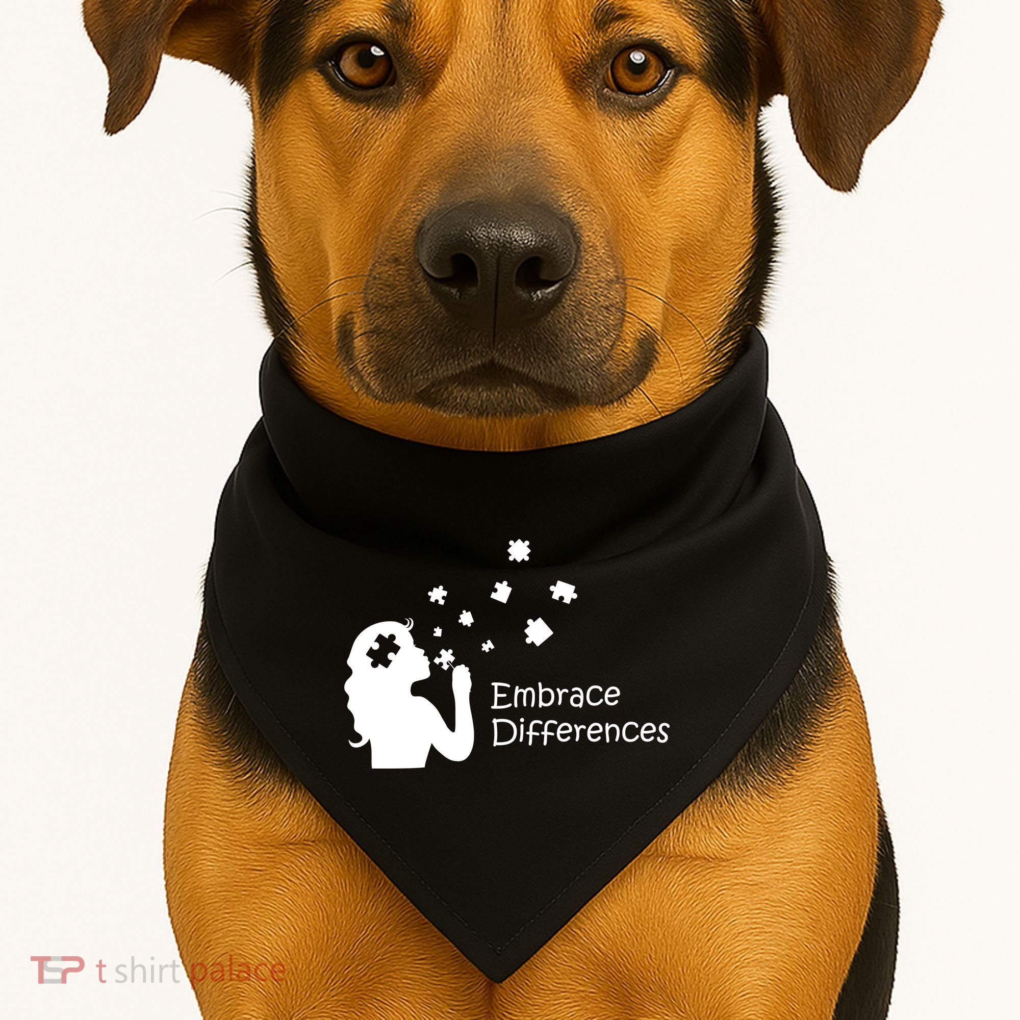 Embrace Differences USA-Made Doggie Bandana
