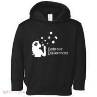 Embrace Differences Toddler Hoodie thumb 0