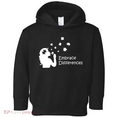 Embrace Differences Toddler Hoodie