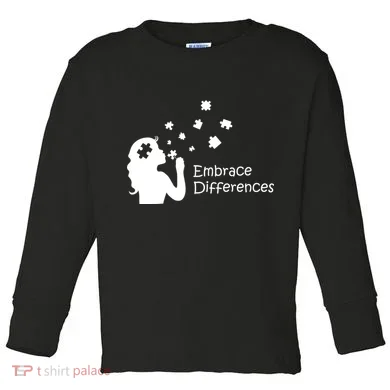 Embrace Differences Toddler Long Sleeve