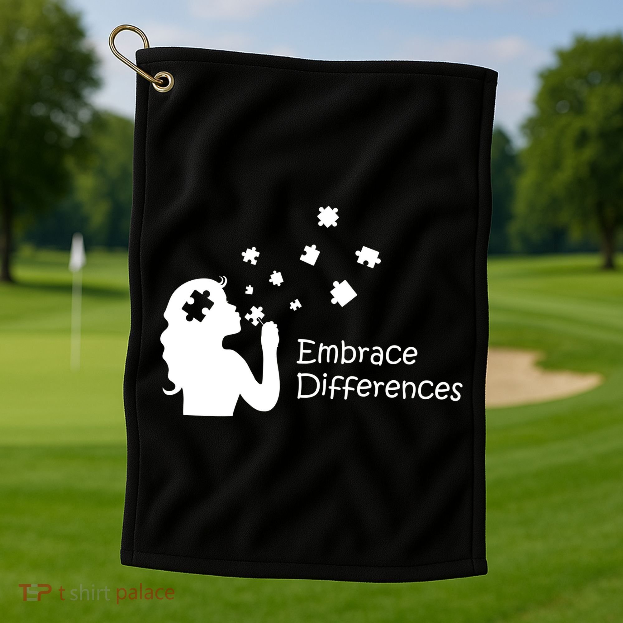 Embrace Differences Golf Towel